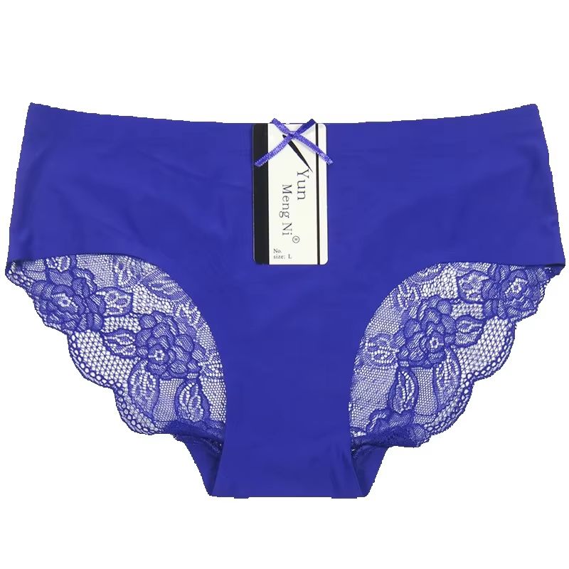 Underwear - 大人気3枚セット/ロット セクシーなアイススレッドシームレスレディースブリーフ ワンピース型女性用パンティー レディース下着 89058