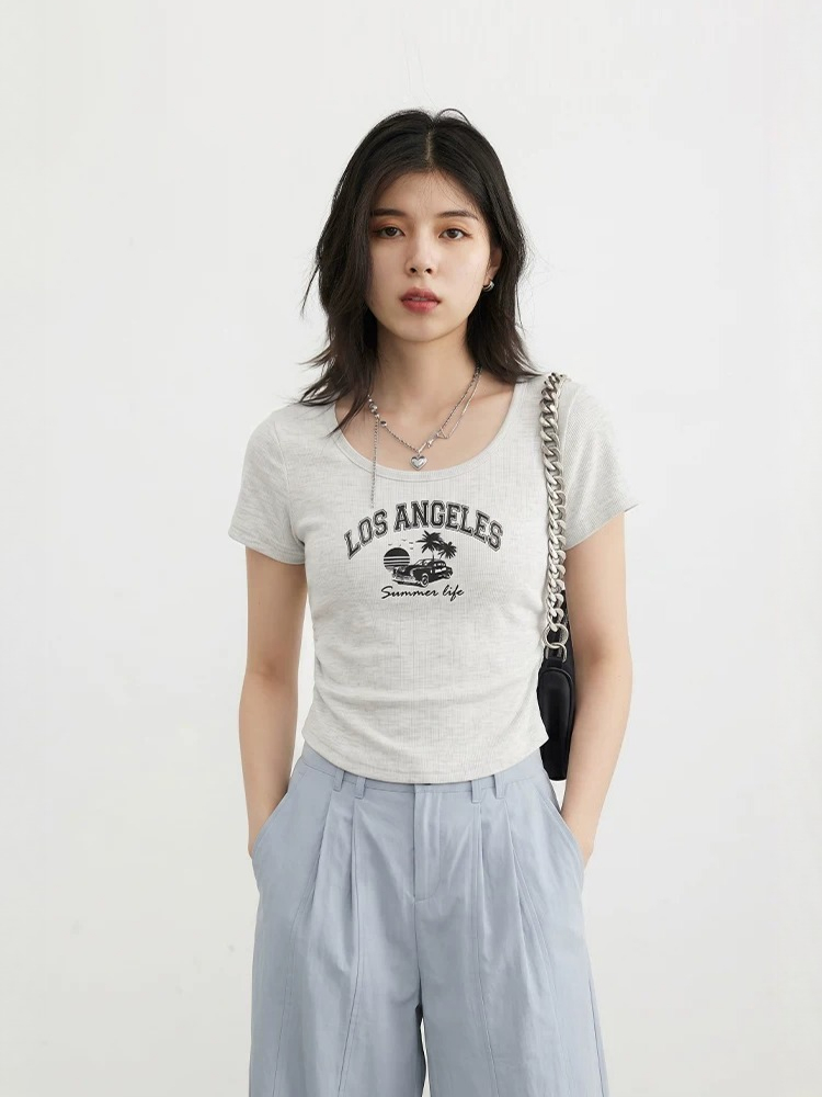 CHIC VEN ファッション女性用Tシャツ ニューレトロス - T-Shirts のレビューと価格