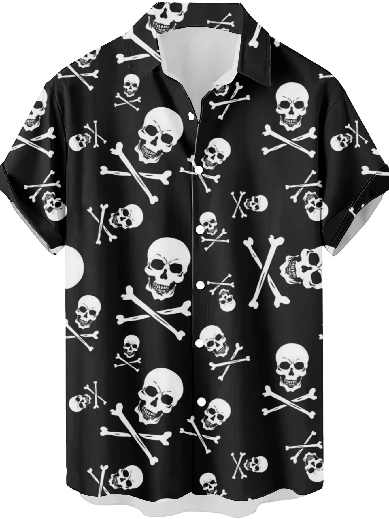 ヴィンテージ ホラー スカル クロスボーン メンズ ハワイア - Vintage Hawaiian Floral Shirt のレビューと価格