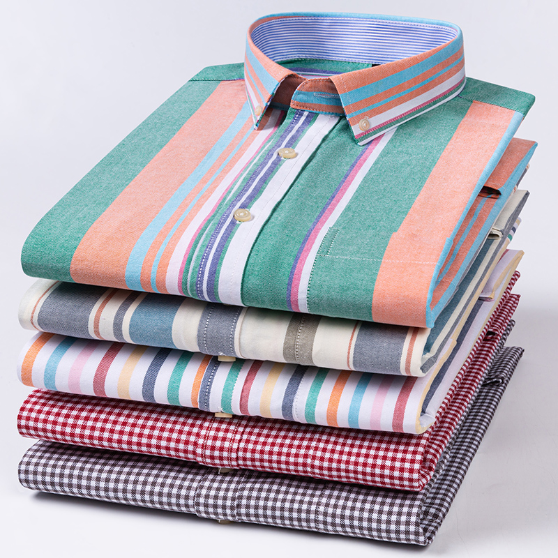 純綿高品質ビジネスカジュアルファッションオックスフォードメン - Oxford Cotton Casual Shirt Business のレビューと価格