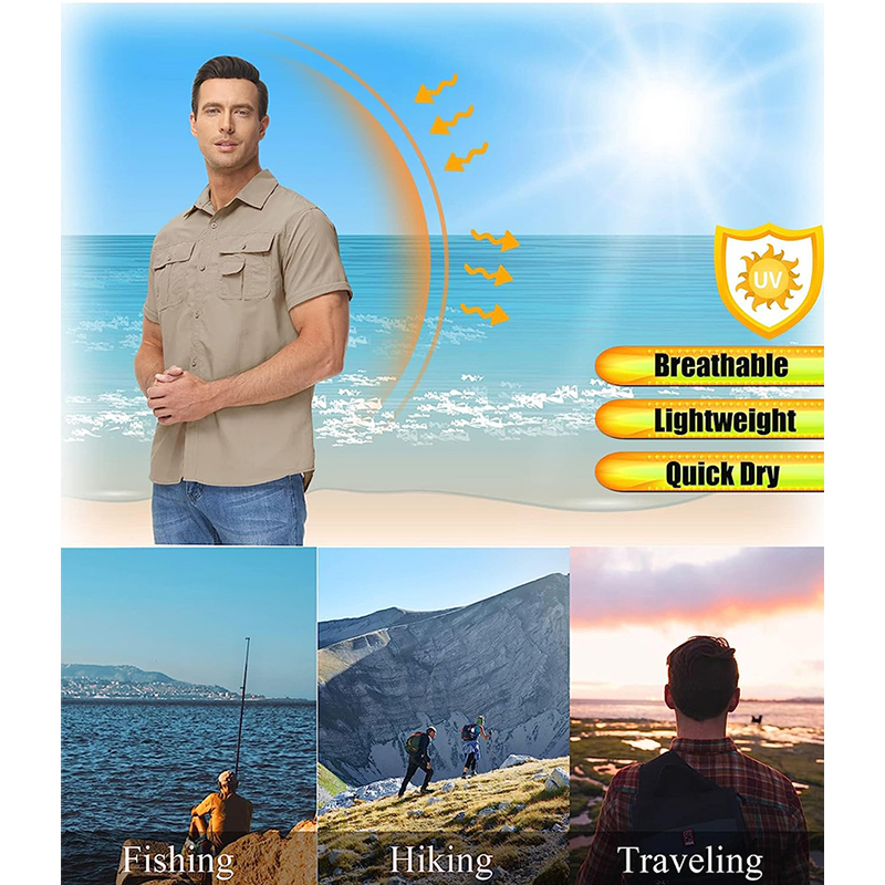TRVLWEGO 男性シャツハイキングキャンプ速乾性通気性リ - Tactical Military Shirt Cargo のレビューと価格