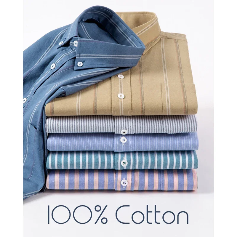 TFETTERS ブランド 2026 春ドレスシャツ男性オッ - Oxford Cotton Casual Shirt Business のレビューと価格