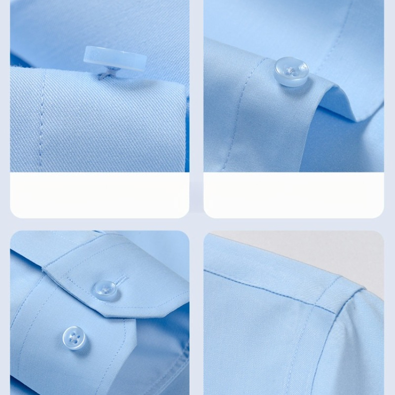 メンズ竹繊維長袖ドレスシャツ – 防シワ、ノーアイロン、通気 - Breathable Bamboo Fiber Shirt Non Iron のレビューと価格