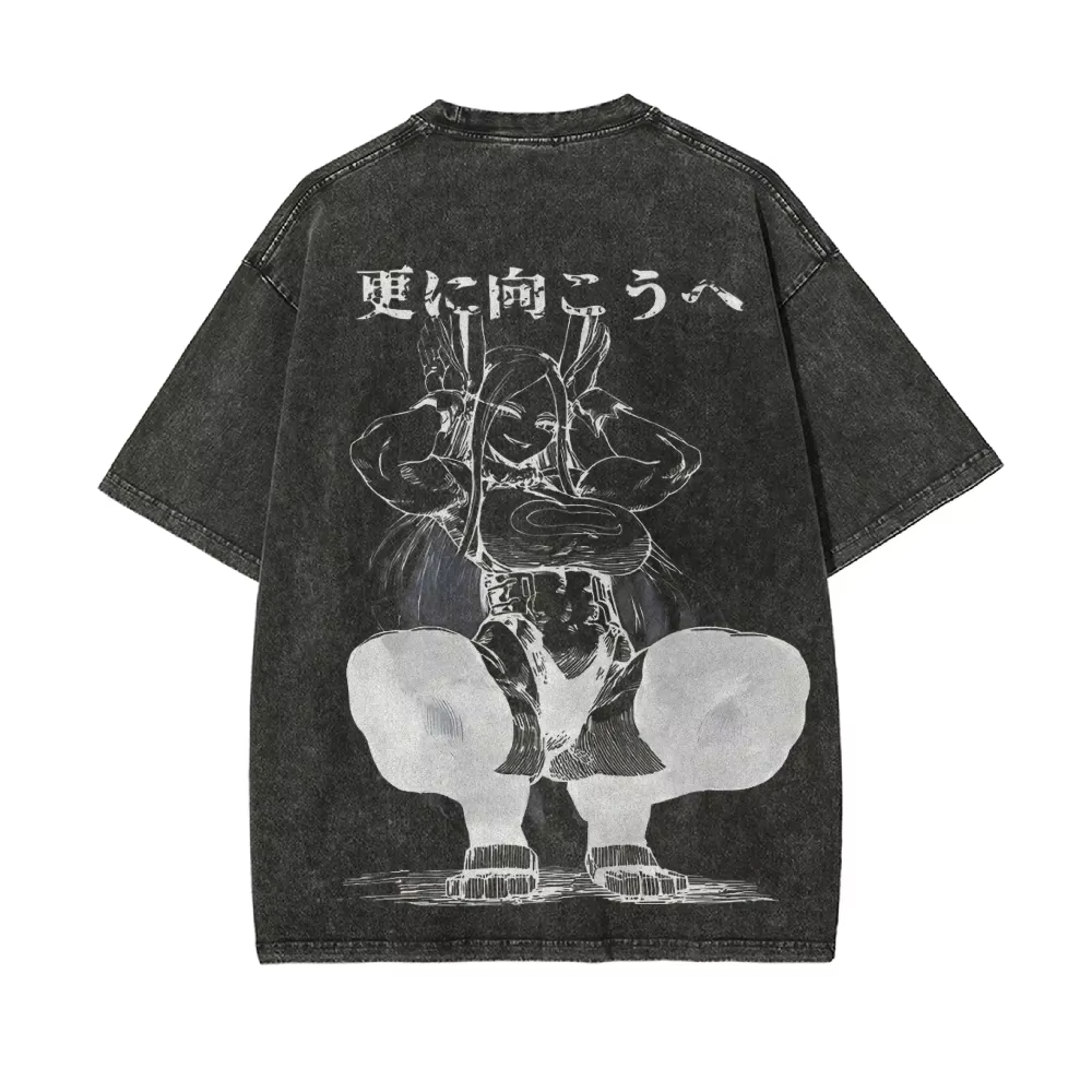 2026 ミルコ Tシャツ 僕のヒーローアカデミア メンズ  - Acid Wash Vintage Graphic T Shirt のレビューと価格