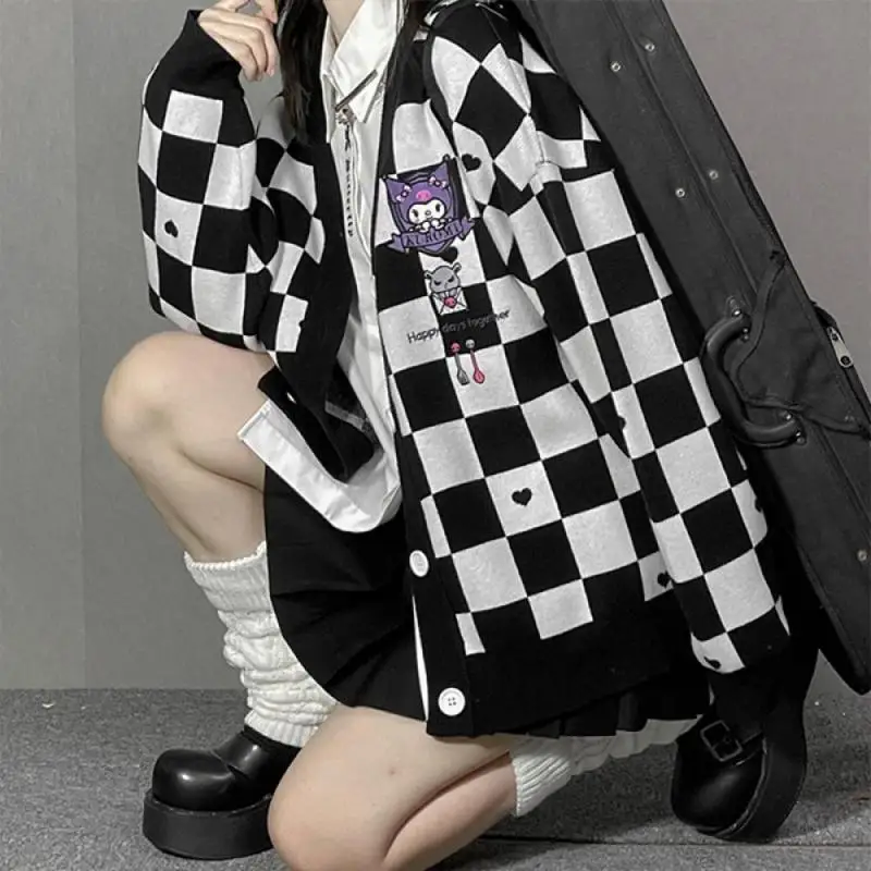 人気アニメガールカーディガンセーター かわいいブラックビュー - Jackets のレビューと価格