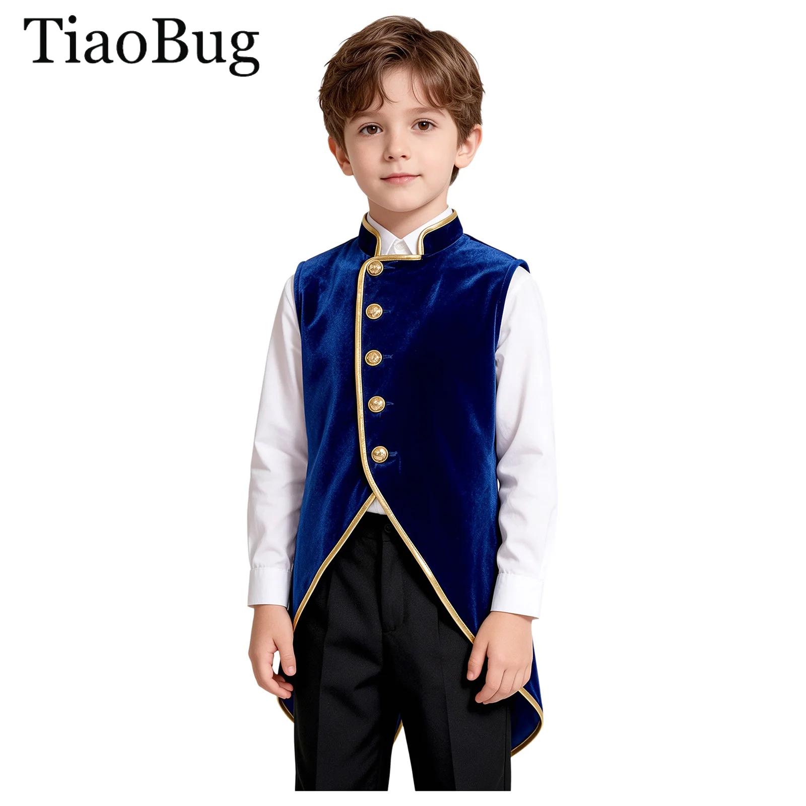 男の子用ヴィンテージ中世ルネサンス風テールコートジャケット、 - Jackets のレビューと価格