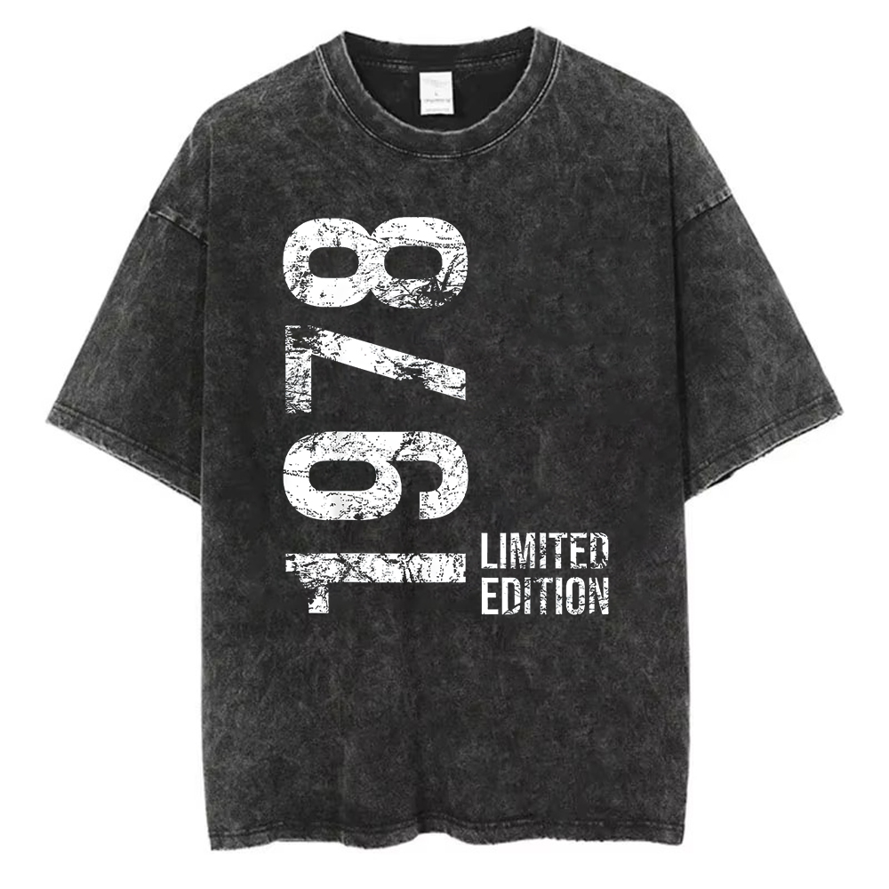 1978年限定版Tシャツ ウォッシュドコットン グラフィック - Acid Wash Vintage Graphic T Shirt のレビューと価格